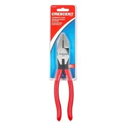 Crescent® - 8-5/16" Multi-Material Handle Flat Grip/Cut Jaws Old Linemans Pliers -Crescent Sales 2024 508cvn 2