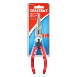 Crescent® - 6-5/8" Box Joint Straight Jaws Multi-Material Handle Spring Loaded Cutting Needle Nose Pliers -Crescent Sales 2024 6546cvsmln 2