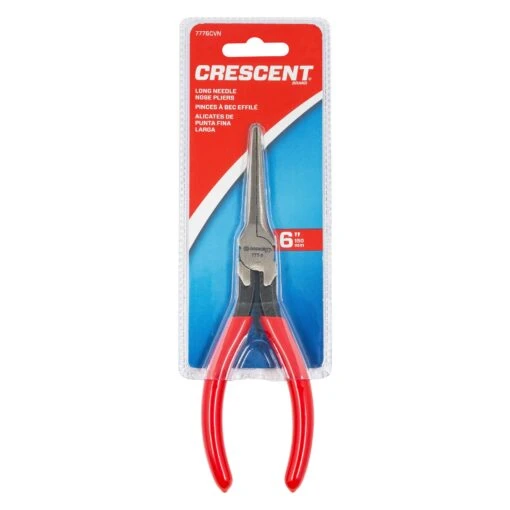 Crescent® - 6-1/2" Box Joint Straight Jaws Dipped Handle Needle Nose Pliers -Crescent Sales 2024 7776cvnn 2 scaled