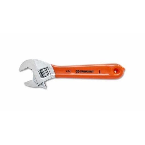 Crescent AC24CVS 4" Chrome Finish Adjustable Wrench, Cushion Grip -Crescent Sales 2024 CT AC24CVS 000