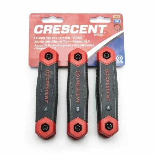 Crescent CHK3PC 3pk Hex Fold-up Set, Sae Mm Torx -Crescent Sales 2024 CT CHK3PC 000