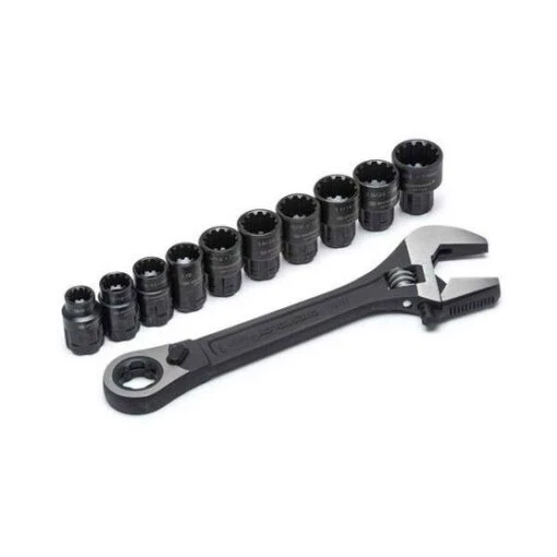 Crescent CPTAW8 X6 – Pass-Thru Adjustable Wrench Set W/ Sockets -Crescent Sales 2024 CT CPTAW8 001