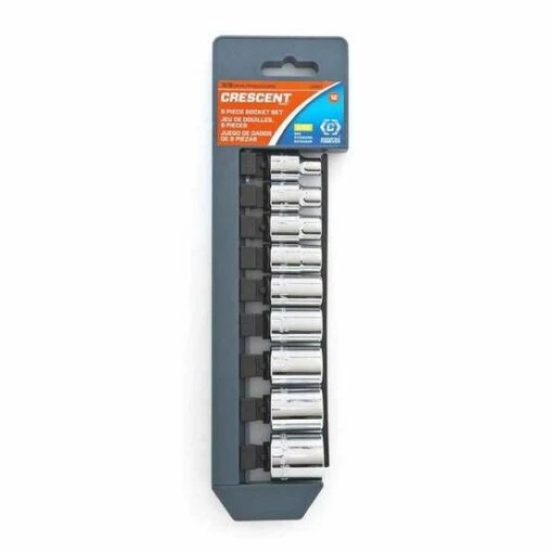 Crescent CSAS5 9 Pc. 3/8" Drive 12 Point Metric Socket Set -Crescent Sales 2024 CT CSAS5N 000