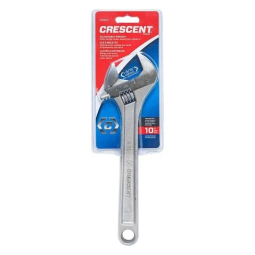 Crescent® AC210VS - 1-5/16" X 10" OAL Chrome Plain Handle Adjustable Wrench -Crescent Sales 2024 ac210vs 4 1