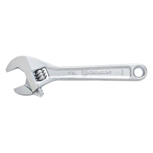 Crescent® AC24BK - 1/2" X 4" OAL Satin Plain Handle Adjustable Wrench -Crescent Sales 2024 ac24bk