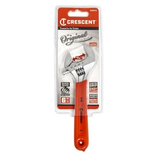 Crescent® AC26CVS - 15/16" X 6" OAL Satin Chrome Adjustable Wrench -Crescent Sales 2024 ac26cvs 3