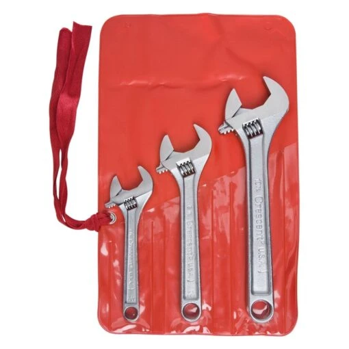 Crescent® - 3-piece 15/16" To 1-5/16" Plain Handle Adjustable Wrench Set -Crescent Sales 2024 ac3