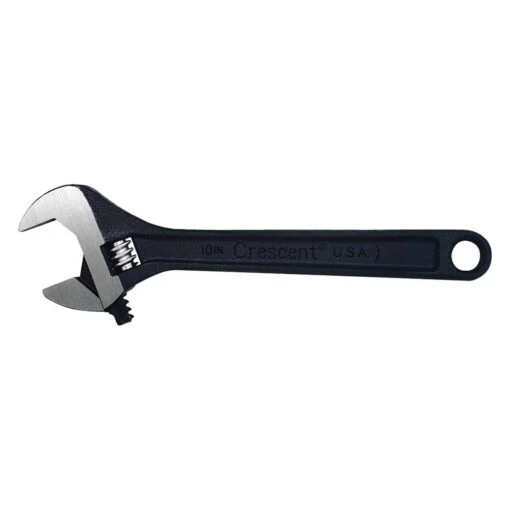 Crescent® AT110 - 1-5/16" X 10" OAL Black Oxide Plain Handle Adjustable Wrench -Crescent Sales 2024 at110 1