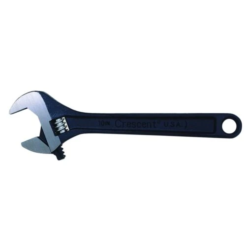 Crescent® AT110V - 1-5/16" X 10" OAL Black Oxide Plain Handle Adjustable Wrench -Crescent Sales 2024 at110v