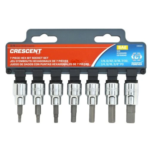 Crescent® - 3/8" Drive Bit Socket Set 7 Pieces -Crescent Sales 2024 cbss1