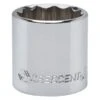 Crescent® CDS107 - 3/4" Drive 2" 12-Point SAE Standard Socket -Crescent Sales 2024 cds107