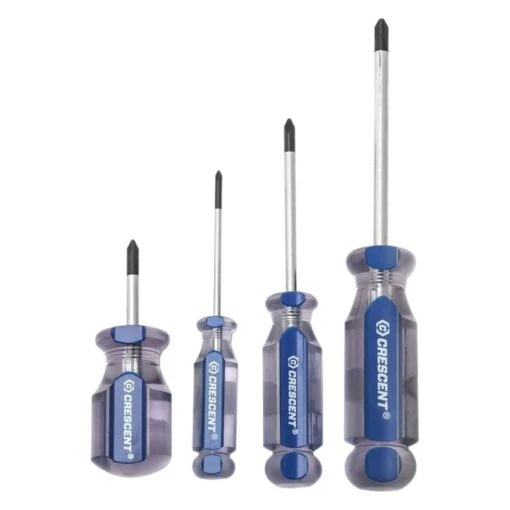 Crescent® - 4-piece PH0 To PH2 Dipped Handle Phillips Screwdriver Set -Crescent Sales 2024 cp4pcset