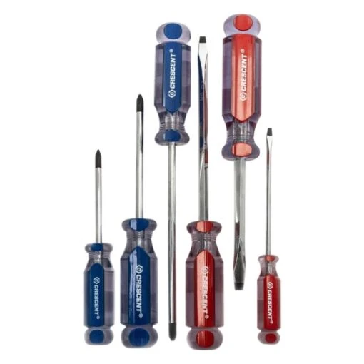 Crescent® - 6-piece Dipped Handle Phillips/Slotted Mixed Screwdriver Set -Crescent Sales 2025 cps6pcset