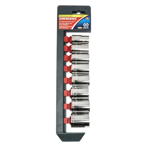 Crescent® - 1/2" Drive 12-Point SAE Standard Socket Set 8 Pieces -Crescent Sales 2024 csas0n 2