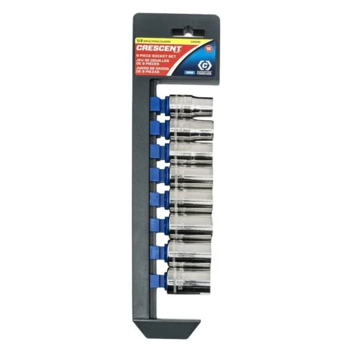 Crescent® - 1/2" Drive 12-Point Metric Standard Socket Set 8 Pieces -Crescent Sales 2024 csas1n 2