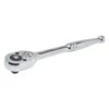 Crescent® - 1/4" Drive 5-1/2" Length 72 Teeth Quick Release Head Flat Metal Grip Ratchet -Crescent Sales 2024 rd08bk