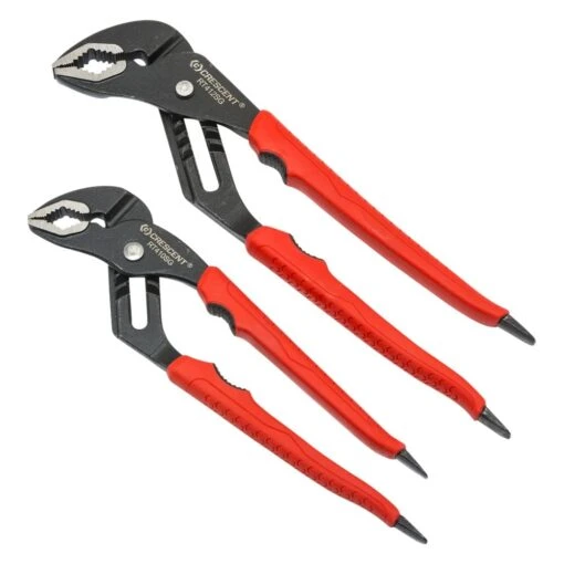 Crescent® - Grip Zone™ 2-piece 10" To 12" V-Jaws Multi-Material Grip Handle Plumbing Tongue & Groove Pliers Set -Crescent Sales 2024 rt400sgset2